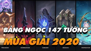 Tổng Hợp 187 Bảng Ngọc Bổ Trợ Mới Cho Mọi Tướng Lmht Mùa Giải 2020