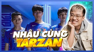Tarzan mời Lu uống hết lon bia cùng màn trình diễn Q Leesin đầy oan trái
