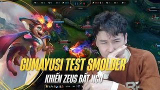 Gumayusi test Smolder khiến Zeus bất ngờ