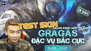 Quang Cuốn Test Gragas Skin Đặc Vụ Bắc Cực