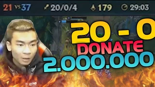 Viewer Donate Thách Quang Cuốn Nếu 20-0 Thưởng 2.000.000