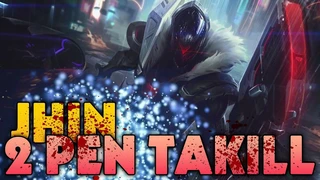 Quang Cuốn Nhập Hồn Vào Jhin 1 Viên 1 Mạng - 2 Pentakill Quá Đơn Giản