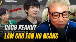 Đầu bếp Peanut & cách anh ấy làm cho fan no ngang ¦ Lu Reaction Vlog Hanwha Life Esports