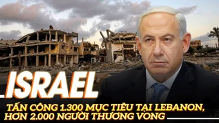 Israel tấn công 1.300 mục tiêu tại Lebanon, hơn 2.000 người thương vong | VOVTV