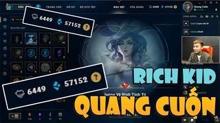 Rich Kid Quang Cuốn Đã Tiêu Bao Nhiêu Tiền Vào Liên Minh Huyền Thoại ?