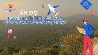 Núi Linh Thiếu nơi đức vua Tần Bà Sa La lần đầu gặp Phật