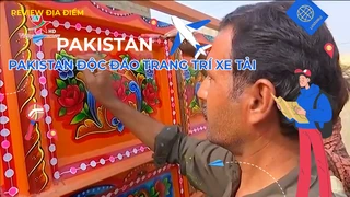 Pakistan độc đáo trang trí xe tải