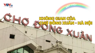 Không gian của chợ Đồng Xuân - Hà Nội