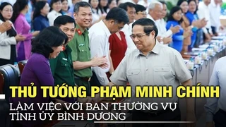 Thủ tướng Phạm Minh Chính làm việc với Ban Thường vụ Tỉnh ủy Bình Dương | VOVTV