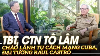 Tổng Bí thư, Chủ tịch nước Tô Lâm chào Lãnh tụ Cách mạng Cuba, Đại tướng Raul Castro| VOVTV