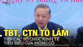Tổng Bí thư, Chủ tịch nước Tô Lâm tiếp các tổ chức kinh tế tiêu biểu của Mông Cổ | VOVTV