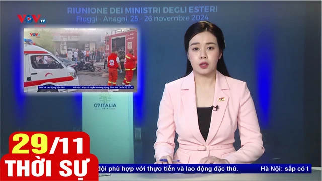 Bản tin sáng ngày 29/11 | Tin tức thời sự mới nhất hôm nay | VOV