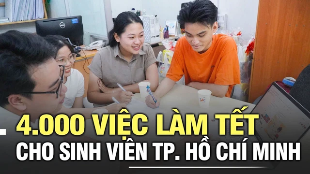 4.000 việc làm Tết cho sinh viên TP. Hồ Chí Minh