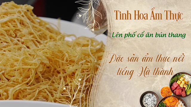 Lên phố cổ ăn bún thang