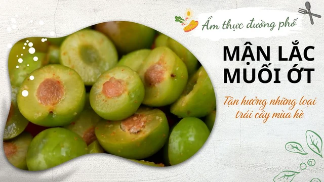 Mận lắc muối ớt - Tận hưởng những loại trái cây mùa hè