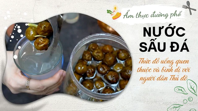 Nước sấu đá - Thức đồ uống quen thuộc và bình dị với người dân Thủ đô