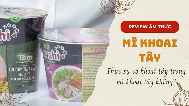Thực sự có khoai tây trong mì khoai tây không