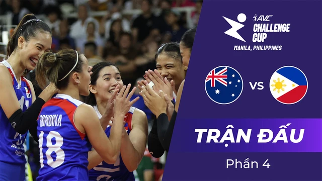 Trận đấu - Australia vs Philippines - Giải bóng chuyền nữ AVC Challenge Cup 2024 - Phần 4