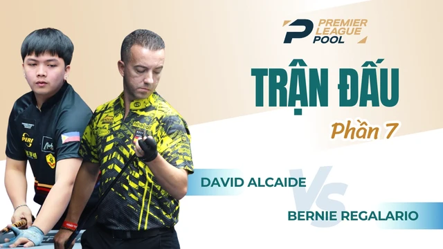 Trận đấu - David Alcaide vs Bernie Regalario - Giải Billiard Premier League Pool 2024 - Phần 7