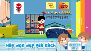 Hãy dọn dẹp giá sách