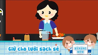 Giữ cho lưỡi sạch sẽ