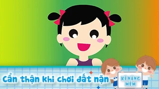Cẩn thận khi chơi đất nặn