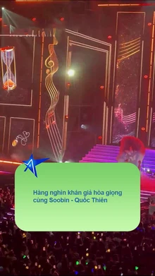 Hàng nghìn khán giả hòa giọng cùng Soobin - Quốc Thiên