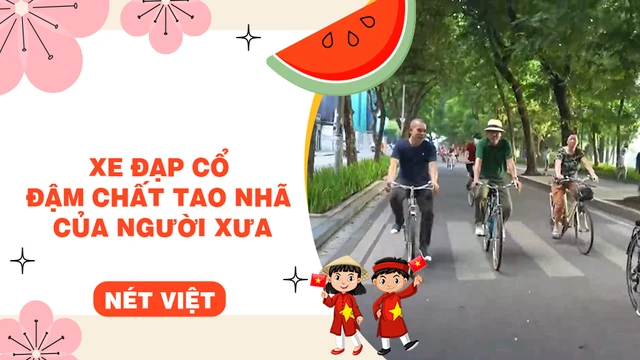 Xe đạp cổ - Đậm chất tao nhã của người xưa