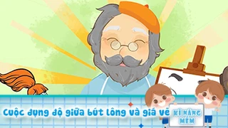 Cuộc đụng độ giữa bút lông và giá vẽ