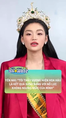Yến Nhi- 'Tôi thấy vương miện hoa hậu là kết quả xứng đáng với nỗ lực của mình'