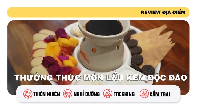 Thưởng thức món lẩu kem độc đáo