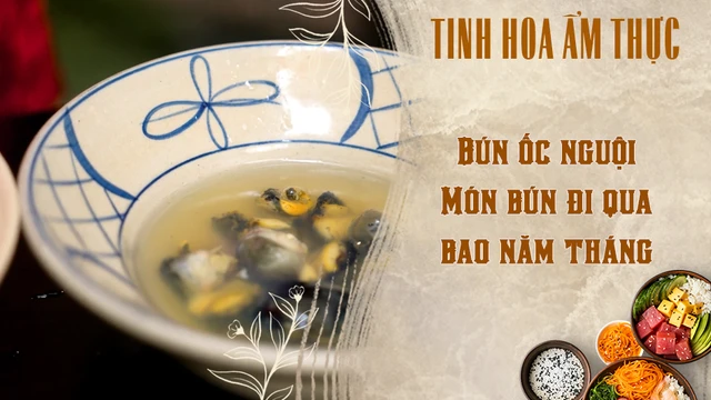 Bún ốc nguội - Món bún đi qua bao năm tháng
