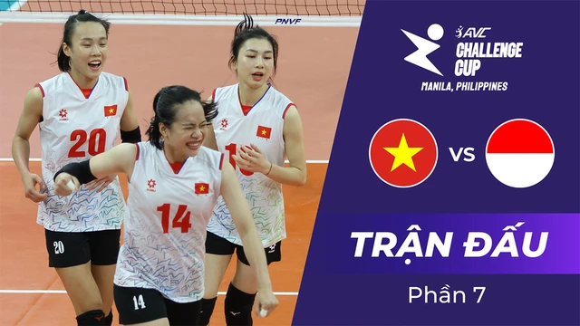 Trận đấu - Việt Nam vs Indonesia - Giải bóng chuyền nữ AVC Challenge Cup 2024 - Phần 7