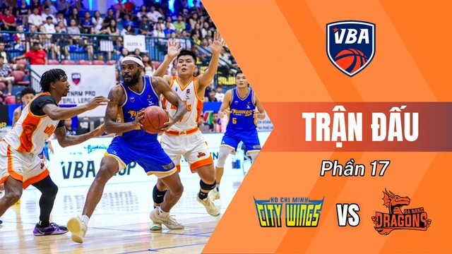 Trận đấu - Hochiminh City Wings vs Danang Dragons - Giải bóng rổ VBA 2018 - Phần 17