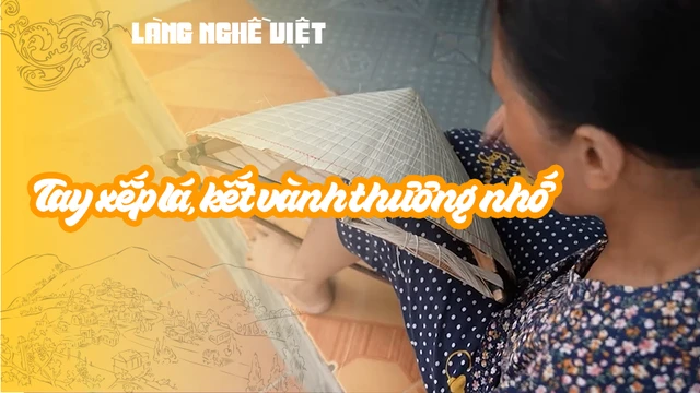 Tay xếp lá, kết vành thương nhớ