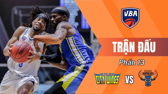 Trận đấu - Hochiminh City Wings vs Hanoi Buffaloes - Giải bóng rổ VBA 2018 - Phần 13