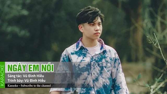 Ngày Em Nói (Karaoke) - Vũ Đình Hiếu