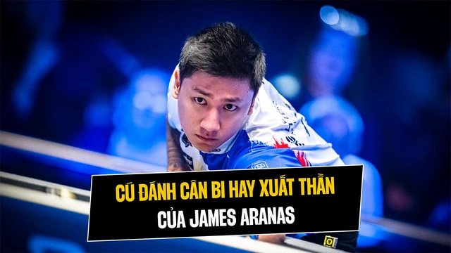 Cú đánh cân bi hay xuất thần của James Aranas