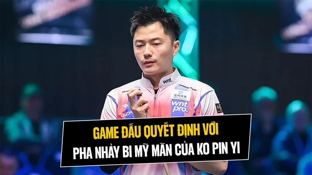 Game đấu quyết định với pha nhảy bi mỹ mãn của Ko Pin Yi