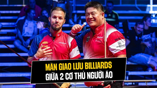 Trận đấu mang tính giao lưu của hai cơ thủ đồng hương người Áo