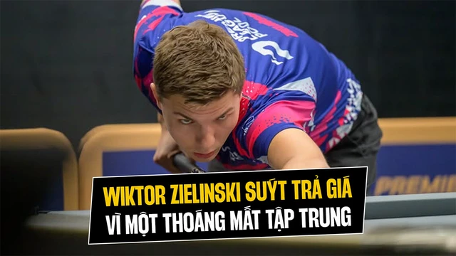 Wiktor Zielinski suýt phải trả giá vì một thoáng mất tập trung
