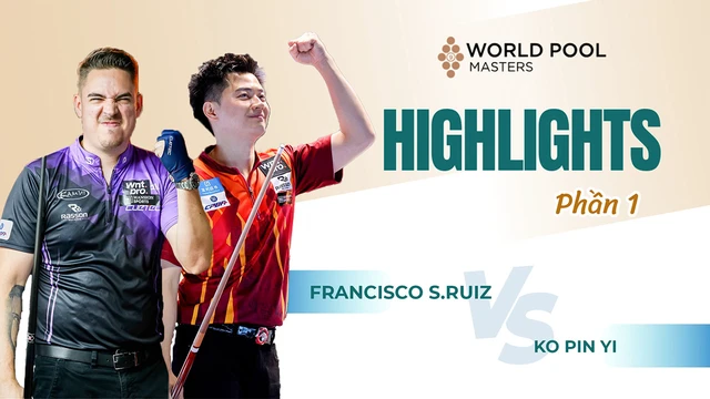 Highlights - Ko Pin Yi vs Francisco Sanchez Ruiz - Tứ kết - Giải billiards World Pool Masters 2024 - Phần 1