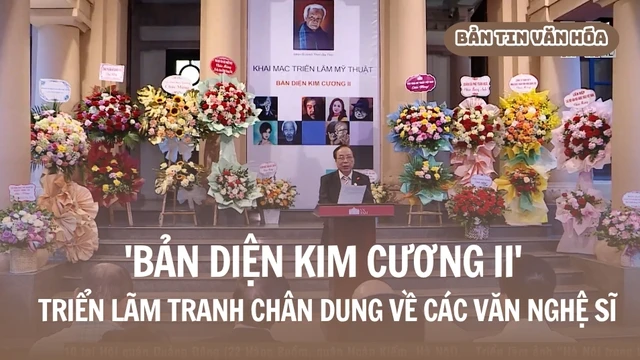 'Bản diện kim cương II' - Triển lãm tranh chân dung về các văn nghệ sĩ