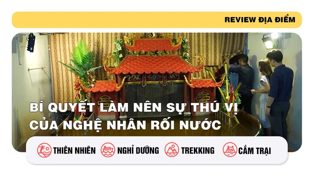 Bí quyết làm nên sự thú vị của nghệ nhân rối nước