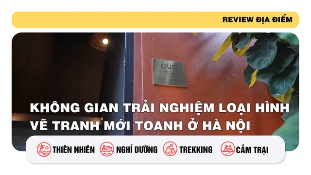 Không gian trải nghiệm loại hình vẽ tranh mới toanh ở Hà Nội