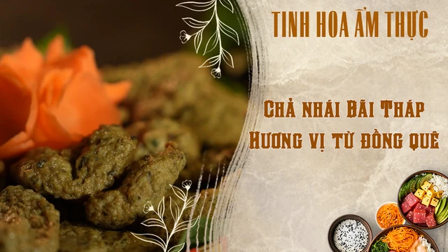 Chả nhái Bãi Tháp - Hương vị từ đồng quê