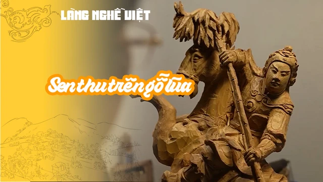 Sen thu trên gỗ lũa