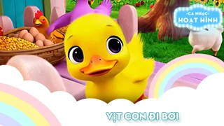 Ca khúc Vịt con đi bơi