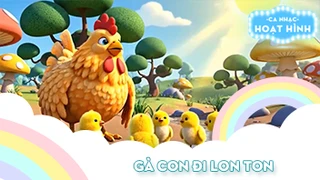 Ca khúc Gà con đi lon ton