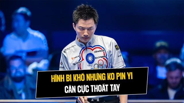 Hình bi khó nhưng Ko Pin Yi cân cực thoát tay